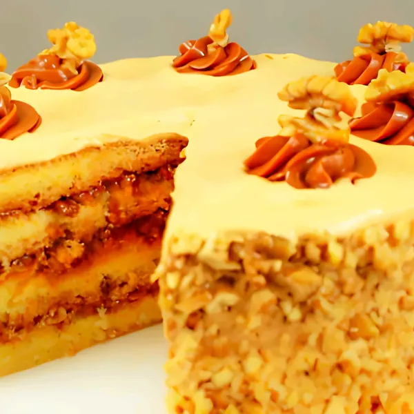 Torta de Nuez con Manjar